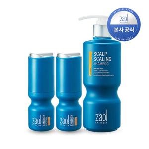 자올_오리지널 그로잉 세트_샴푸(500ml) 1 + 부스터(100ml) 2