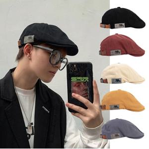 빈티지 패치 헌팅캡 모자 베레모 남녀공용