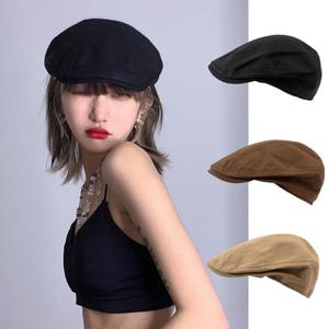 솔리드 헌팅캡 모자 베레모 남녀공용