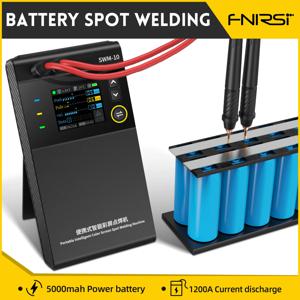 FNIRSI SWM-10 용접기, 휴대용 배터리 스폿 용접, 최대 0.25mm, 5000mah, 18650 배터리 니켈 시트, 다리미 시트