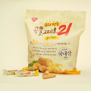 [성경김본사] 곡물그대로21 크리스피롤 오리지널 1kg 파우치