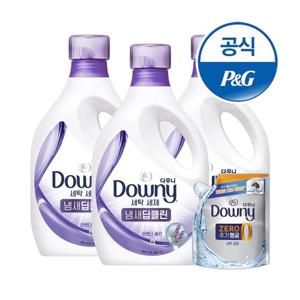 다우니 프리미엄 세탁세제 냄새딥클린 1.9Lx3 + 200ML 증정