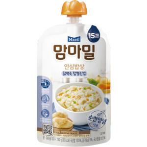 매일유업 맘마밀 안심밥상 닭백숙 찹쌀진밥 140g x 10개