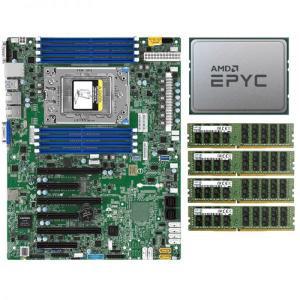 마더보드 메인보드 Amd epyc 7551p cpu 32 윈도우즈 프로세서 + 서버 마더 보드 supermicro H11SSL-i 4x32g