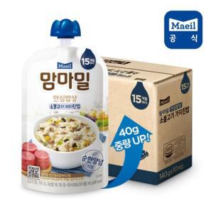 맘마밀 안심밥상 소불고기 가지진밥 140g 10팩