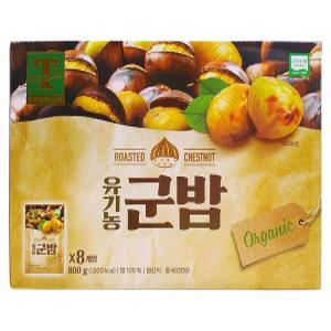 T STANDARD 유기농 군밤 100g x 8입