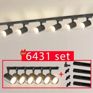 Led Track Light  Whole Set Ceiling Track Lamp LED 트랙 라이트 고정장치, 전체 세트, 레일조명, 220V 레일등, 레일 조명 시스템, COB 천장 트랙 램프, 주방등, 의류 상점, 거실, 가정용, 20 W, 30 W, 40W