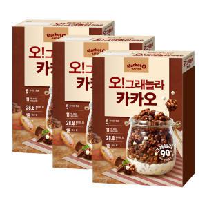 오리온 마켓오 오!그래놀라 카카오 시리얼 300g, 3개