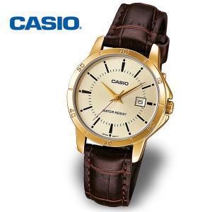 [카시오][정품] CASIO 카시오 여성 정장 가죽시계 LTP-V004GL-9ADF