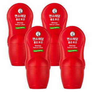 멘소래담 마사지 핫 롤온 로션 50ml x 4개