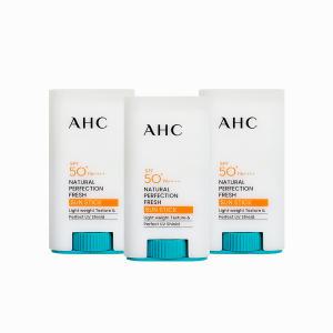 AHC 내추럴 퍼펙션 프레쉬 선스틱 17g (SPF50+) 3개