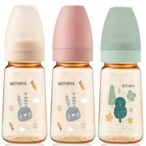 마더케이 베이직 PPSU 트리플 세트 180ml(무꼭지)_토끼크림,토끼블라썸,포레스트민트