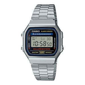 [카시오] CASIO 디지털 손목시계 스탠다드 A168WA-1W 맨즈 레이디스 키/즈 실버