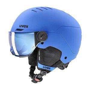 [기타]우벡스 주니어 아동 헬멧 2223  uvex rocket jr. visor blue mat