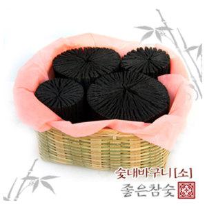 [최고급 공기정화및가습용 백탄숯대바구니(소)or 5kg]흑탄/공기청정기/선물세트/새집증후군/목초액/제