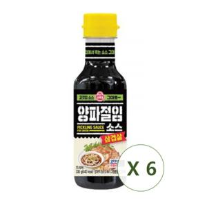 오뚜기 삼겹살 양파절임 소스 330g x 6개