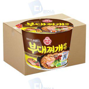 오뚜기 부대찌개라면 115g 큰컵 24개 컵라면 간식