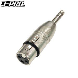 J-PRO JC05 XLR 캐논 암-TRS 55잭 수 변환젠더 커넥터