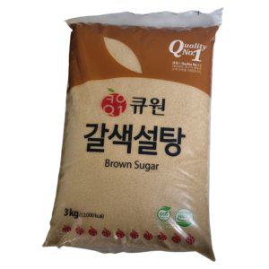 큐원 갈색설탕 3kg