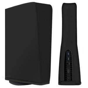 TECTINTER 소프트 방진 커버 케이스, PS5 디스크 및 디지털 콘솔 교체 보호대 먼지 커버 스킨, PS5 게임 액세서리