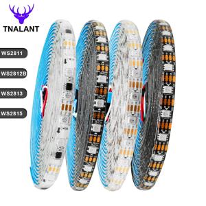 5050RGBIC 스마트 LED 스트립 조명, 개별 주소 지정 가능 IC 30, 60, 144 픽셀, LED/m 조명, DC5V, 12V, WS2811, WS2812B, WS2813, WS2815