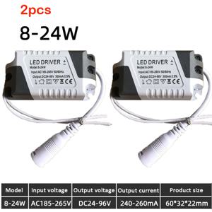 LED 드라이버 조명 변압기 천장 램프 LED 스트립 전원 공급 장치 어댑터, AC 110V 220V to DC 12V DC 24V 8-18W 8-24W, 280mA