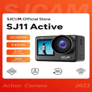 SJCAM 플래그십 액티브 액션 카메라, SJ11, 4K 2.33 인치 터치 스크린, 방수 5G 와이파이, 액티브 HDR 비디오, 액션 캠 카메라 스포츠