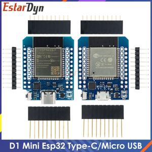 D1 미니 ESP32 ESP-32, 와이파이 + 블루투스 사물 인터넷 개발 보드 기반, 완전 기능 ESP8266