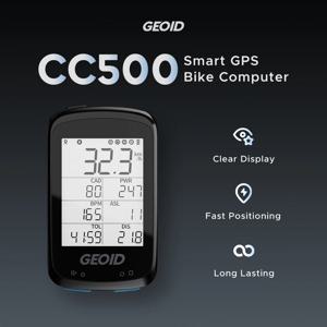 GPS 자전거 컴퓨터 무선 GEOID CC500 방수 속도계, 사이클링 주행 거리계, ANT 블루투스 자전거 액세서리, 빠른 위치