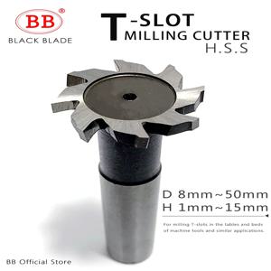 BB T 슬롯 밀링 커터 금속 HSS 우드 러프 키 시트 라우터 비트, 두께 1-12mm 직경 8-50mm