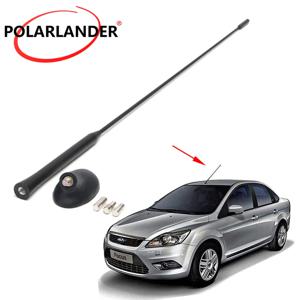 PolarLander 안테나 및 에어리얼 교체 마스트 오토, 베이스 키트 포함 에어리얼 자동차 지붕 도구, 포드 포커스 2000-2007, 54cm, 21.5 인치, 블랙