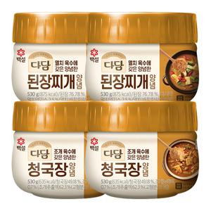 다담 된장찌개 2개+청국장 2개 총 4개