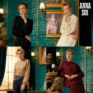 5.[최초가 99000원] ANNA SUI 로즈 트렐리스 블라우스 1종