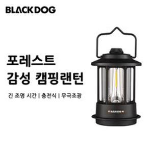 네이처하이크 블랙독 Blackdog 감성 캠핑 휴대용 충전식 무드등 랜턴 조명 랜턴 빈티지 랜턴 라이트 포레스트 감성 밝기조절 낚시 방수 BD-LYD007, 블랙, 1개