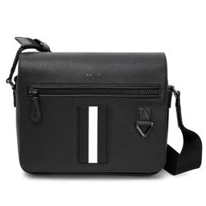 BALLY 남성 가죽 크로스백 MES F000 6238770 BLACK