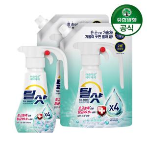 틸샷 초고농축 세탁세제 용기형 500ml 1개 + 리필형 1000ml 2개