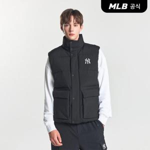 [MLB] 메가로고 중량 패딩조끼 NY (Black)