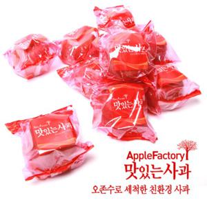 [애플팩토리] 가정용 세척사과 2kg 10과내외(기스알뜰사과)