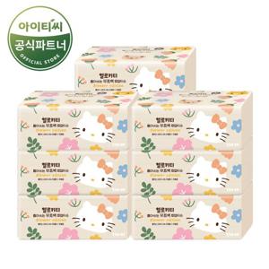 헬로키티 뽑아쓰는 3겹 무표백 팝업티슈(110매X3개입)3팩 총9개