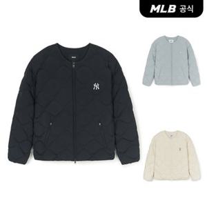 [코리아공식] [MLB] 베이직 U넥 경량 숏패딩 (3 COLOR)