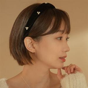 [있지류진,레드벨벳조이,남규리, 오마이걸 비니 착용] PRH036 COZY PEARL HAIRBAND