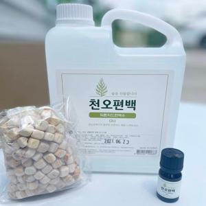 천오편백 피톤치드 섬유 침구류 냄새제거 탈취제 대용량 2L+ 편백오일10ml+편백큐브1개