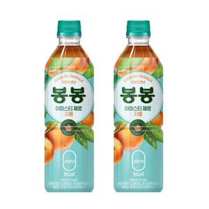 [해태음료]봉봉 아이스티제로 자몽 500ml 24개