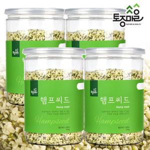 [토종마을]프리미엄 햄프씨드(대마씨) 300g X 4통(1200g)