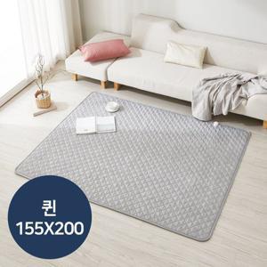 한일좋은자리 카본 탄소매트 전기요장판 라이트그레이 퀸 155X200