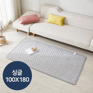 한일좋은자리 카본 탄소매트 전기요장판 라이트그레이 싱글 100X180