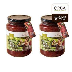 [올가] ORGA 유기농 딸기쨈(600g) x 2병