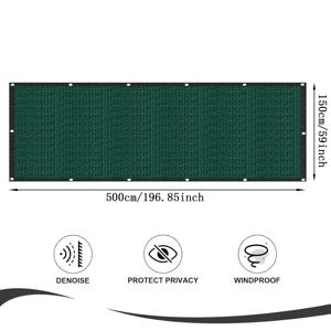 TEMU 1개 UV 저항 프라이버시 펜스 스크린, 그로밋 포함 - 90% 그늘 비율, 정원 및 파티오용 야외 선샤인 네트, 자외선 차단 및 방향성, 내구성 있는 폴리프로필렌 메쉬 커버