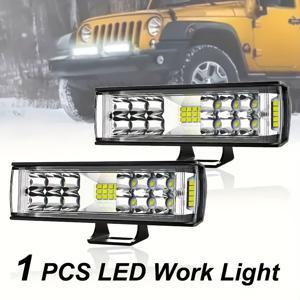 TEMU 6인치 LED 작업 조명: 고급 칩, 안정적인 조명, 12-24V DC, SUV/ATV/UTV, 트럭, 보트 및 야외 작업 현장에 적합