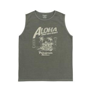 ALOHA PIGMENT DYED SLEEVELESS (OLIVE)